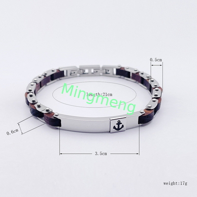 Stainless steel fashion trend jewelry men's titanium steel bracelet