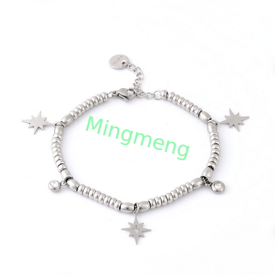 Stainless steel star women's bracelet with a niche and fashionable temperament