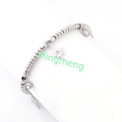 Stainless steel star women's bracelet with a niche and fashionable temperament