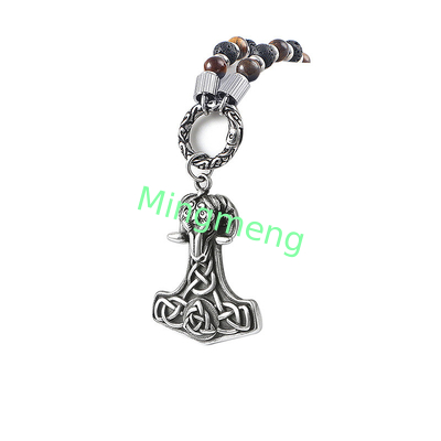 Halloween Punk Ram Casting Fashion Pendant Trendy Explosive Beaded Necklace Hanging Tag Boyfriend Style