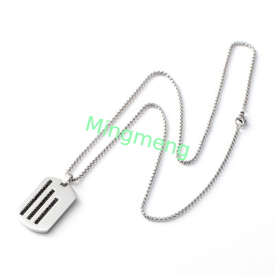 Personalized, fashionable, simple accessories, stainless steel high-end pendant, men's necklace, romantic, trendy, creative accessories