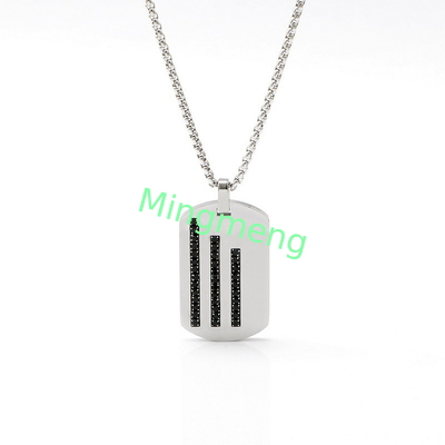 Personalized, fashionable, simple accessories, stainless steel high-end pendant, men's necklace, romantic, trendy, creative accessories