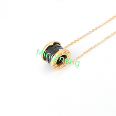 Gold stainless steel necklace, light luxury, niche high-end collarbone necklace, temperament, women's high-end design, collarbone chain, new style