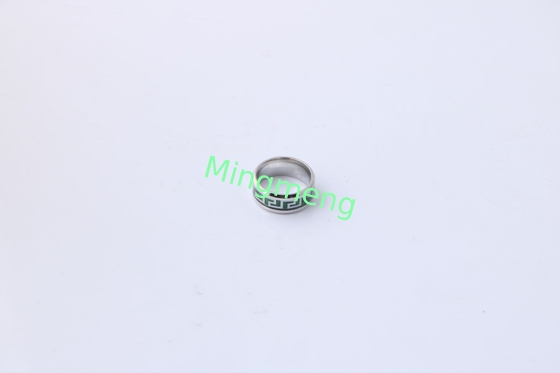 European and American Micro Glazed Great Wall Pattern Personalized Titanium Steel Ring for Men and Women