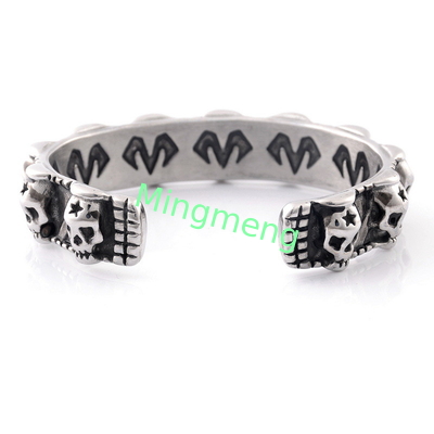 Retro skull bracelet for men, niche design, trendy and fashionable men's bracelet