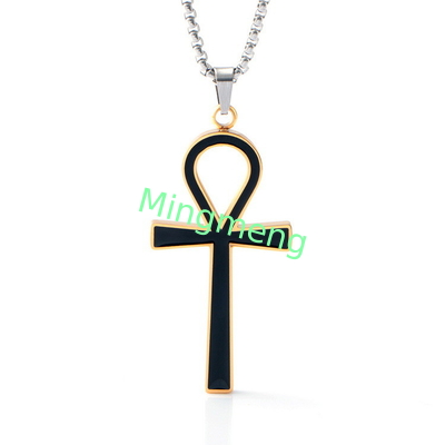 Advanced, minimalist, fashionable, and niche men's original cross pendant necklace