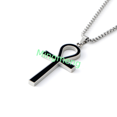 Advanced, minimalist, fashionable, and niche men's original cross pendant necklace