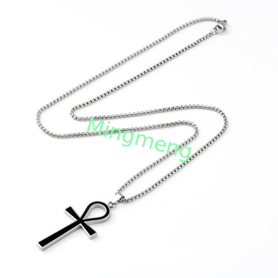 Advanced, minimalist, fashionable, and niche men's original cross pendant necklace