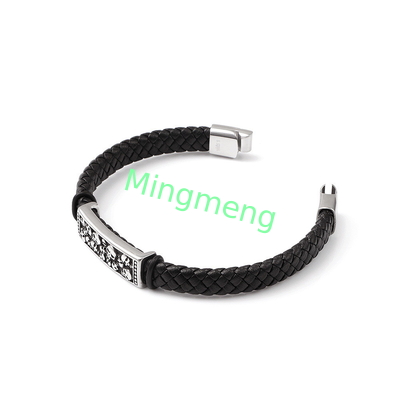 Express Your Individuality with our Stainless Steel Skull Bracelet Corrosion-Resistant and Strong