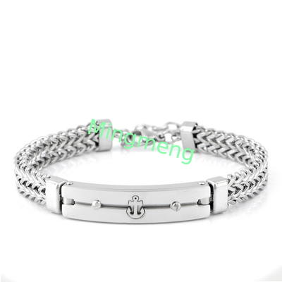 Stainless steel domineering chain anchor personalized men's bracelet hip-hop niche design