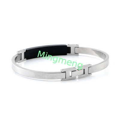 Fashionable stainless steel buckle bracelet design, simple titanium steel hot selling men's bracelet