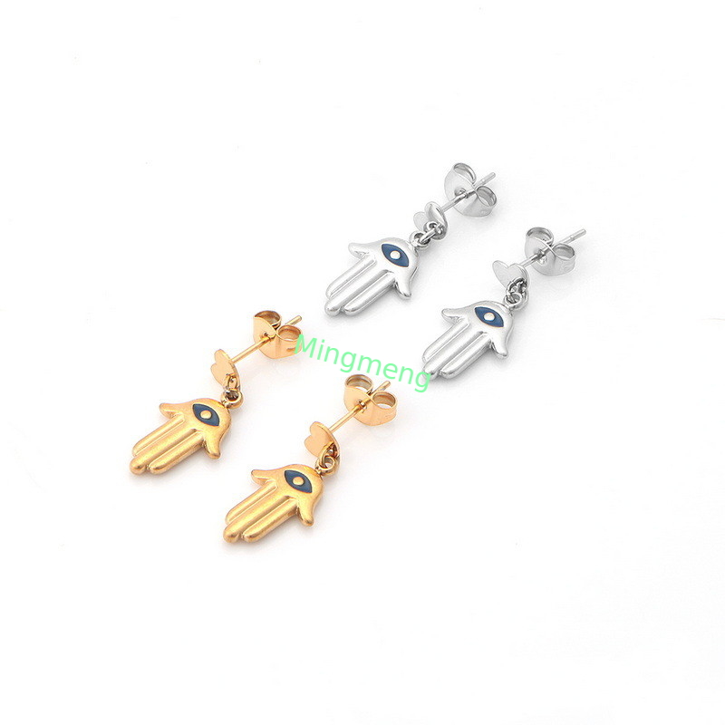 Light luxury niche high-end women's earrings with temperament and high-end design, stainless steel women's earrings new style