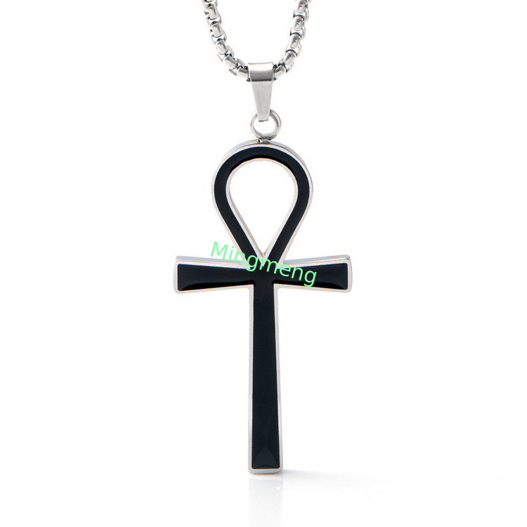 Advanced, minimalist, fashionable, and niche men's original cross pendant necklace