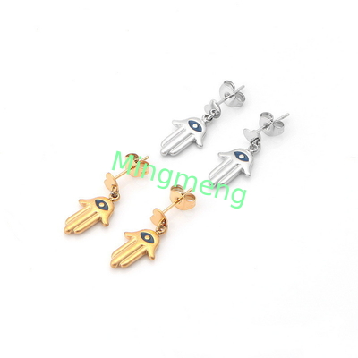 Light luxury niche high-end women's earrings with temperament and high-end design, stainless steel women's earrings new style