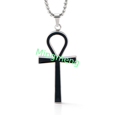 Advanced, minimalist, fashionable, and niche men's original cross pendant necklace
