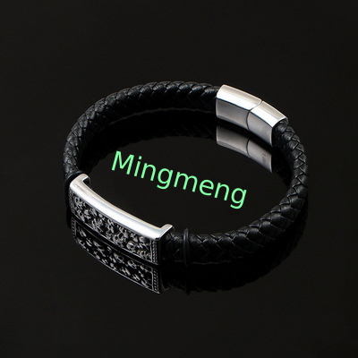 Express Your Individuality with our Stainless Steel Skull Bracelet Corrosion-Resistant and Strong
